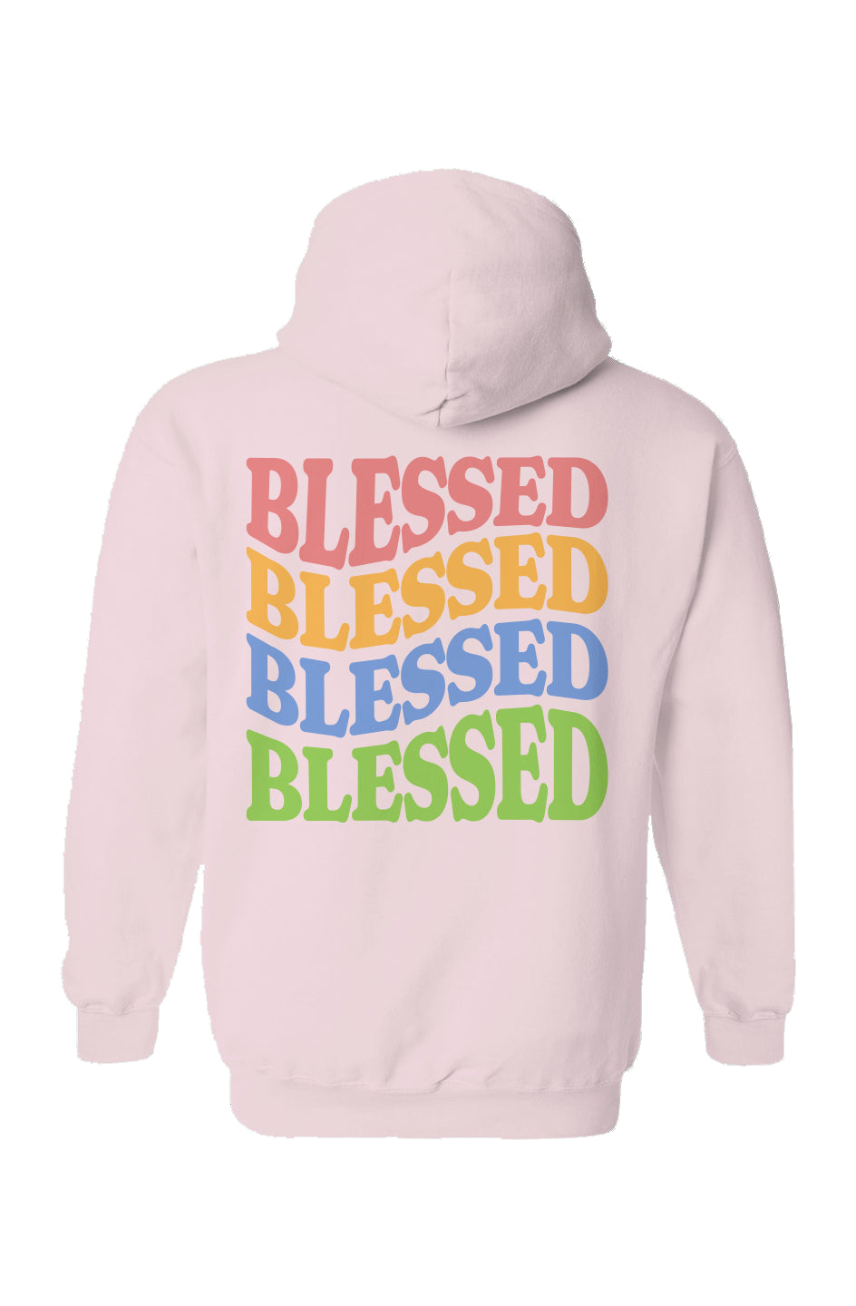 Blessed Wave Pink Hoodie