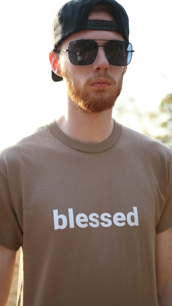 Blessed Khaki T-Shirt