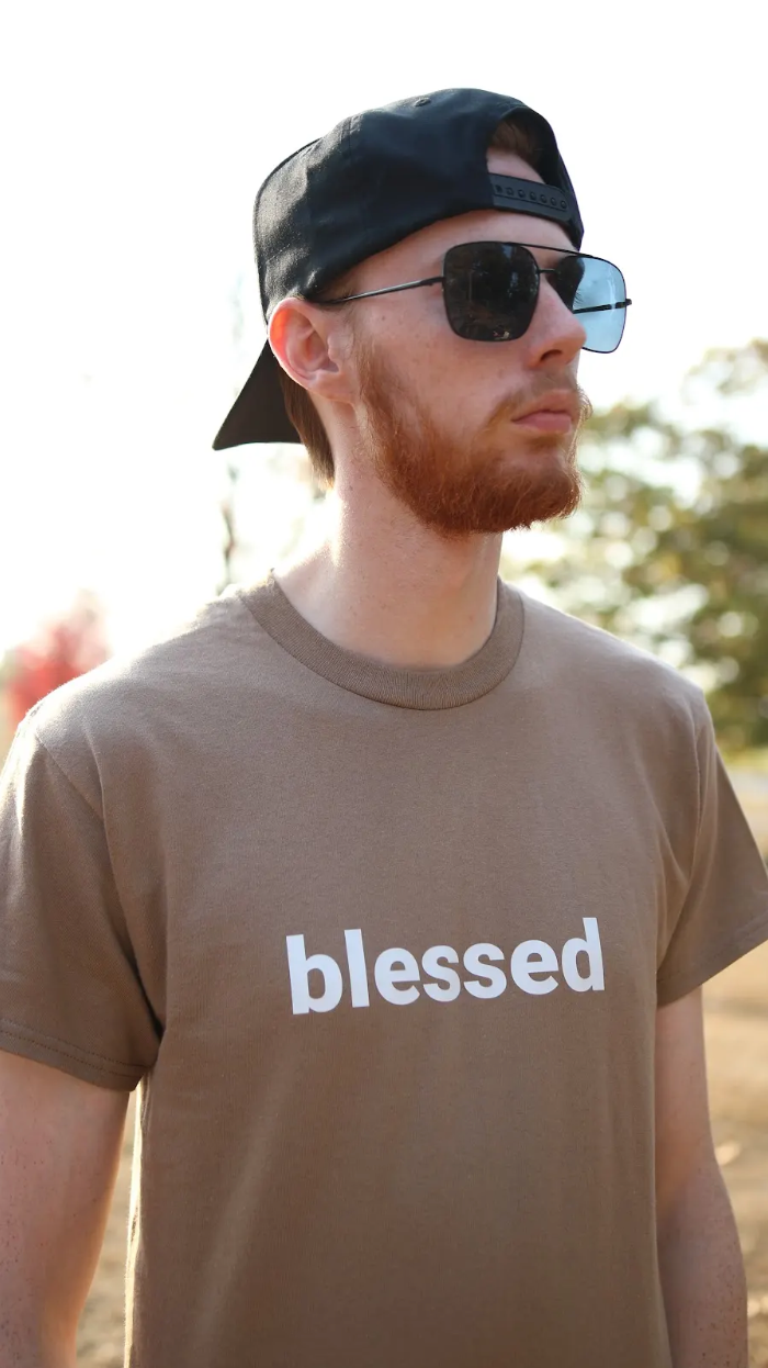 Blessed Khaki T-Shirt